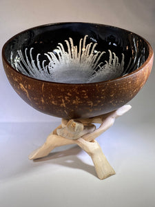 Coconut Bowl - Silver Burst
